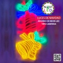 Adorno Navideño en Neon LED p/exterior tipo Campana, 792W, Multicolor, 110Vac, Dimensiones: L180xW90cm