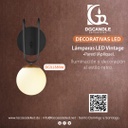 Lampara LED Decorativa de Pared (Aplique), DG51385W, 8W, NW 4000K, 85-265Vac, Dimensiones: 130x140x330mm, IP20, Negro con dorado