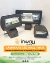 Lampara Wall Pack LED, 20W, 5000K, 100-277Vac, IP66, 120 Grados, 110Lm/W