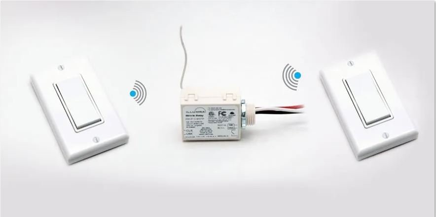 Interruptor Inalambrico Simple de Pared (Blanco, 2, 69.85x15.75x114.3 mm, 902 MHz)