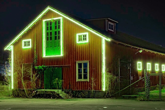 Manguera LED de Navidad, 110Vac, IP65, Verde, 36Led/Mts, 360 Grados