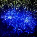 Decoracion Navideña LED tipo Fireworks p/Exterior, 3.6W, Azul, Flash, 110Vac, IP65