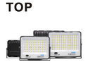 Lámpara Flood Light SMD TOP, 100W, CW 6000K, 100-265Vac, IP65, 120 Grados, Negra, Dimensiones: 248x329x25mm