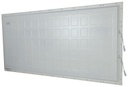 Kit Panel LED Rectangular de Luz Directa (Back Lit), p/Empotrar, 72W (2x36W), 24&quot;x48&quot; (600x1200mm), CW 6000K, 100-260Vac, Borde Blanco, Con Driver IP20