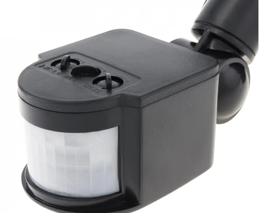 Lámpara Flood Light COB LED, 10W, CW 6000K, 85-265Vac, Con sensor de movimiento, IP65, 120 Grados