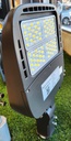 Lámpara Street Light LED Modular FL8A, 120W, 5000K, 3372, 36pcs, SANAN 5050, 100,000 horas de vida útil, 100-277Vac, Con brazo ajustable, IP68, Gris Oscuro