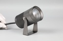 Reflector COB LED, DG-1500, 15W, CW 6000K, 100-265Vac, IP67, 38 Grados, Diametro: 61mm, Gris Oscuro, Material: Aluminio