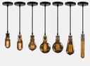 Zocalos Decorativos para bombillas de filamento vintage, E27 con base y cable de color bronce
