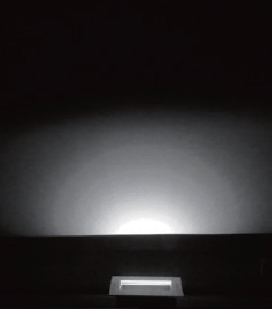 Barra LED, p/Empotrar de Exterior, DG-C012-1400, 14W, WW 3000K, 24Vdc, IP67, 50x40 Grados, Dimensiones: 335x80x87.5mm, Material: Acero Inoxidable 316