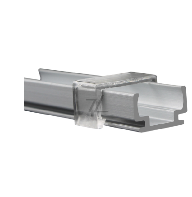 Perfil de Aluminio DG-1208 p/Tubo de silicone de Cinta LED con PCB de 8mm, Medidas: 12.8x7.3x2500mm, Incluye: 5 clips, IP65, Plateado