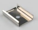 Perfil de Aluminio de 2 vias p/Cinta LED con PCB de 12mm, DG-S1649, Medidas: 15.53x49x2000mm, p/Superficie, incluye: difusor opal con nivel de transparencia de un 65%, 2 tapas terminales y 4 clips, Plateado