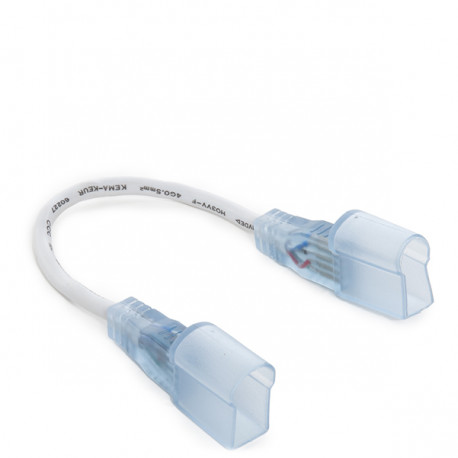 Conector p/Manguera de Neón SMD2835, unicolor, PCB 25mm y cable de 18cm, 2 vías