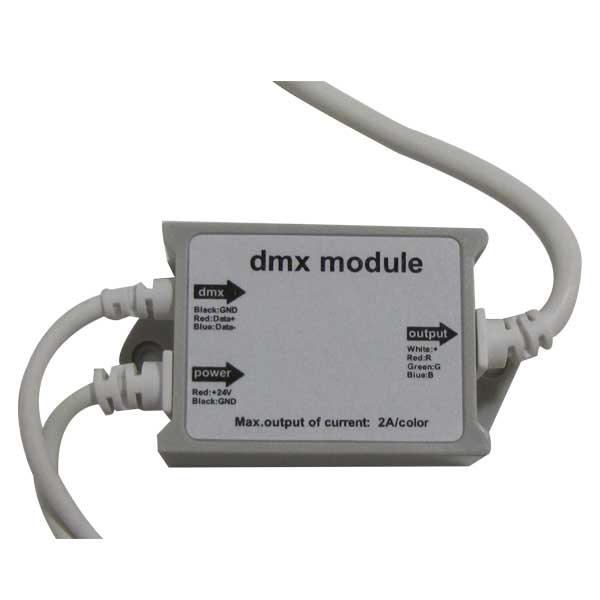 Control DMX Módulo, RGB (12-24Vdc)