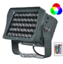 [DGPR-1006297] Lámpara Wall Washer LED, DGF-021, 20W, RGB, 85-265Vac, SMD, IP65, Gris, 60 Grados, Con Control Remoto