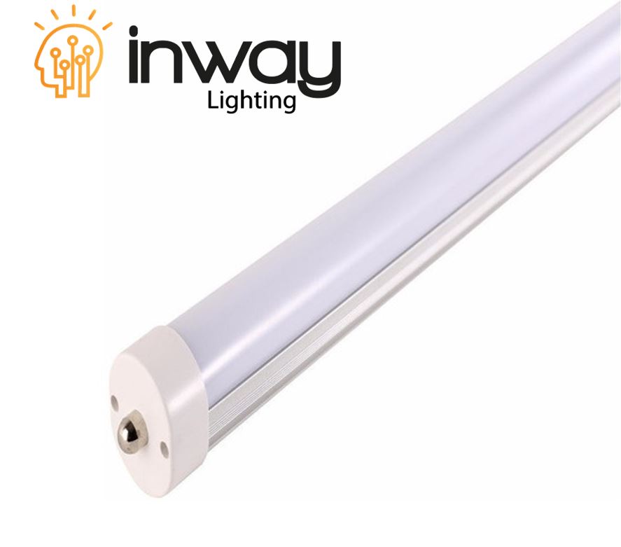 Tubo T8 LED, FP&gt;0.9, 36W, 96&quot;(240cm), FA8, NW 4000K, 100-277Vac, Alimentación Doble, Frost, Aluminio-PC, 1 Pin, 100Lm/W