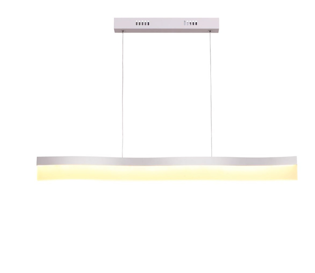Lámpara LED Decorativa Colgante, DG50762P, 20W, NW 4000K, 85-265Vac, Dimensiones: 1000x50x1200mm, IP20