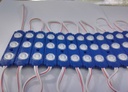 Módulo LED, SMD2835, 3LED, 1.5W, Azul, 12Vdc, 70*15mm, IP68, 160 Grados