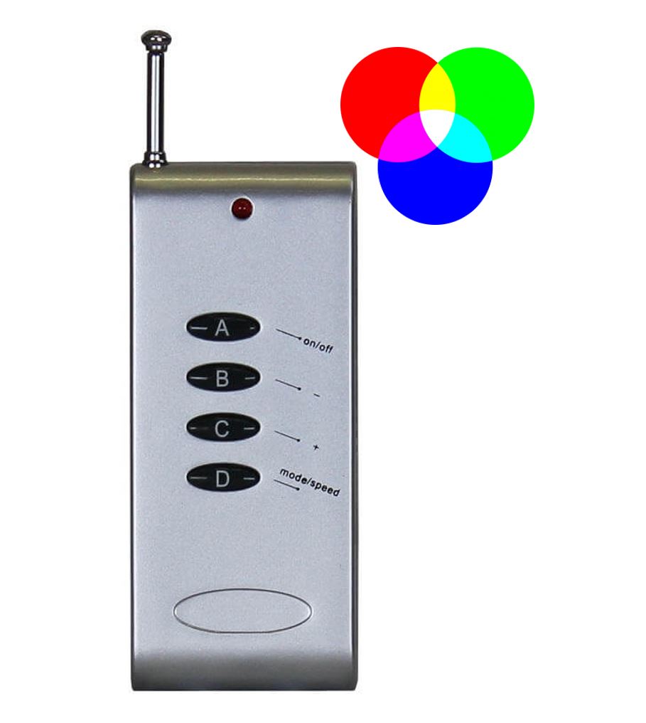 Control p/Bombilla y Lámpara de Piscina, RGB, de Radio Frecuencia, No incluye baterías
