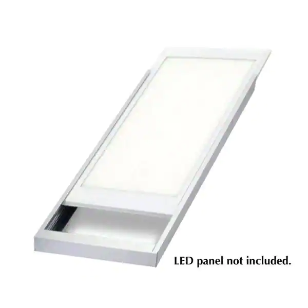 Base de Superficie p/Panel LED, 600x1200mm, Blanco