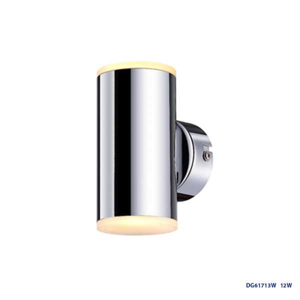 Lámpara LED Decorativa de Pared (Aplique), DG61713W, 12W, 2x6W, CW 6000K, 220Vac, Dimensiones: Φ60X120XH90MM, IP44