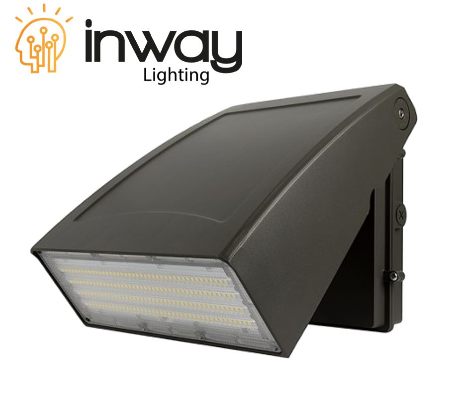 Lámpara Wall Pack LED, 45W, CW 6000K, 100-277Vac, IP65, 120 Grados, 100Lm/W