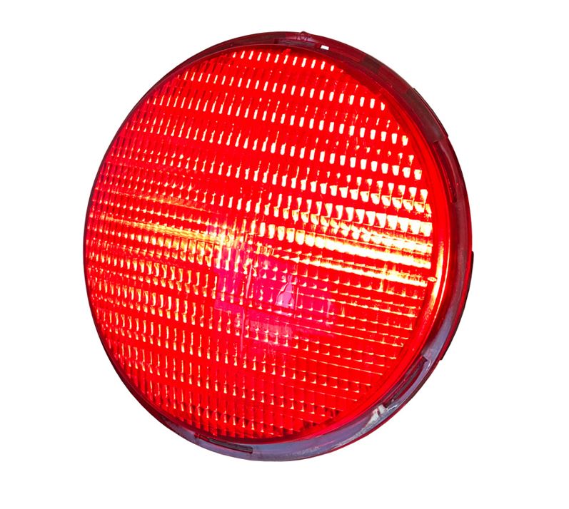 Luces de Semóforo LED con Cetificación EN12368, Roja, 85-265Vac, 300mm, Estándar ITE, Cover Frost.