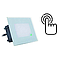 Step Light LED Touch Empotrable DG-008-0400, 4W, NW 4000K, 100-265Vac, IP65, 120 Grados, Dimensiones: 105x81x40mm, Blanco