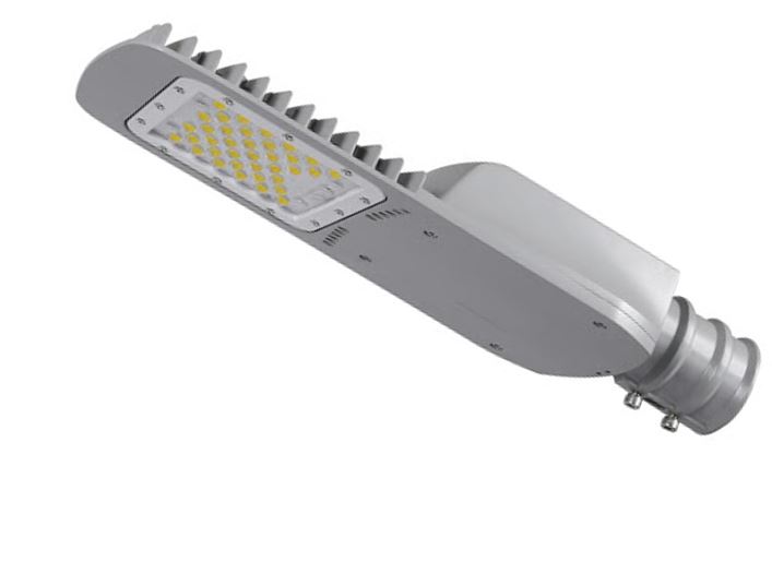 Lámpara Street Light LED Modular T2Q-1 con Fotocelda Integrada, 100W, 5000K, 1853, 96pcs, Type I Medium, SANAN 3030, 100,000 horas de vida útil, 100-277Vac, IP68, Gris