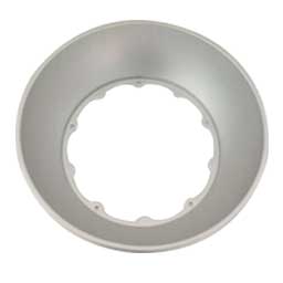 Reflector de Aluminio de 90 Grados p/Lámpara LED tipo UFO QG, 150W, Hueco superior: Фmm, Hueco inferior: Ф__