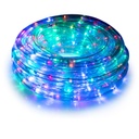 [DGPR-1026101] Manguera LED de Navidad de 3 pin, 110Vac, IP65, RGB, 36Led/Mts, 360 Grados