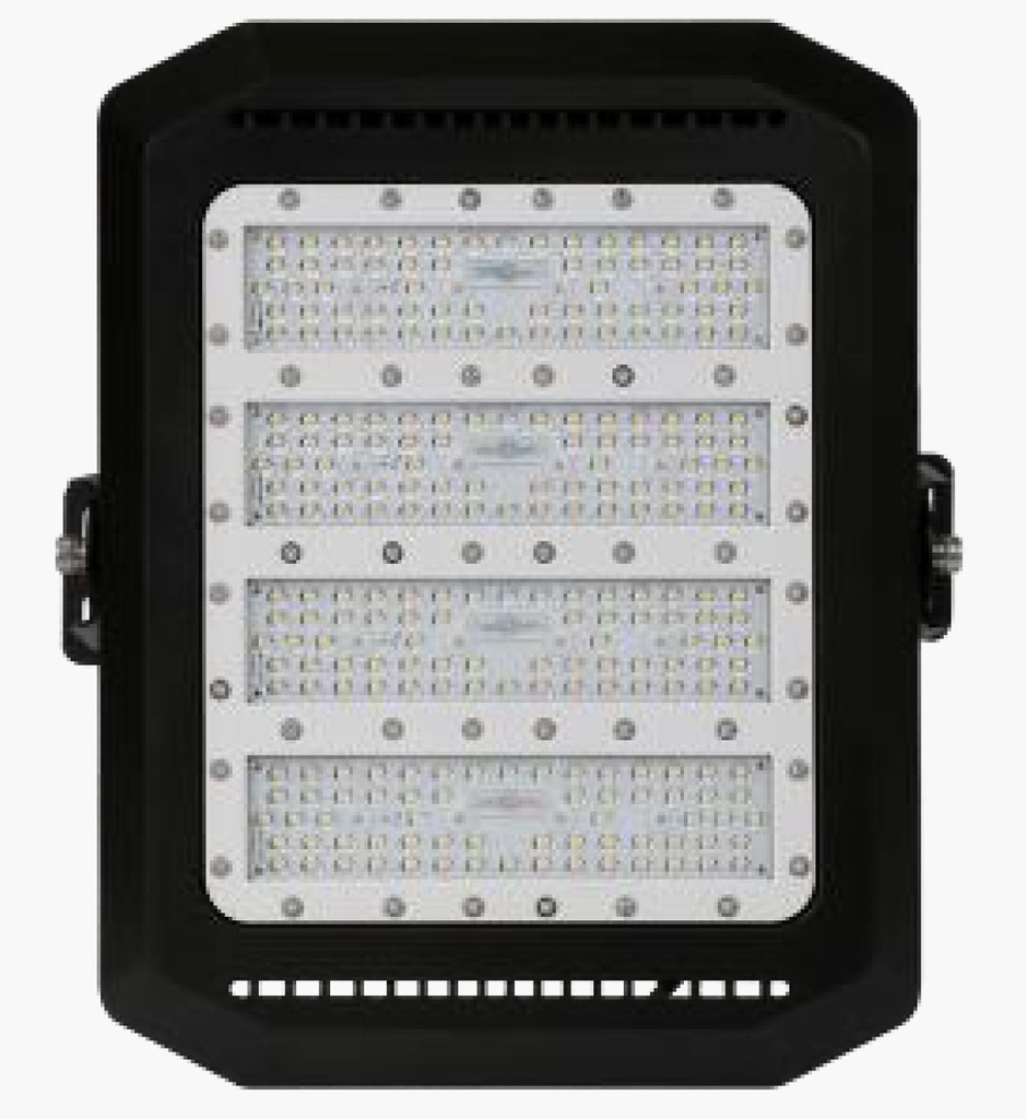 Lámpara Tunnel Light LED Modular TS21E-4, 240W, 5000K, 1392 (4x60pcs), Type II Short, 220-240Vac, Dimmable de 0-10Vdc, Con Supresor de pico interno de 10KV, IP68, Negra