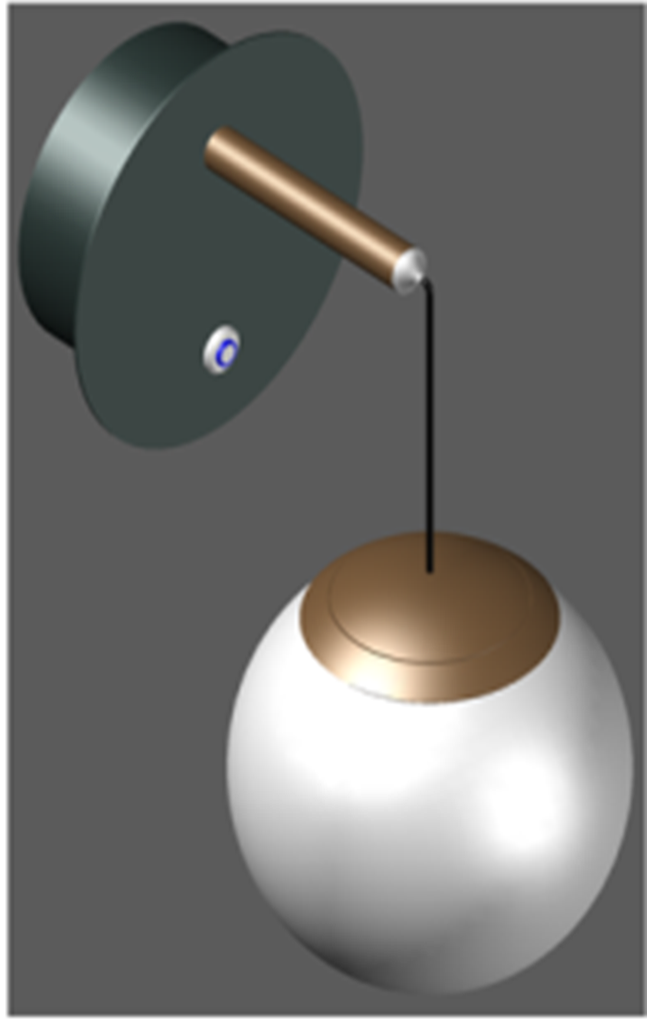 Lámpara LED Decorativa de Pared (Aplique), DG60211W, 8W, NW 4000K, 85-265Vac, Dimensiones: 130x200x600mm, IP20, Verde con dorado