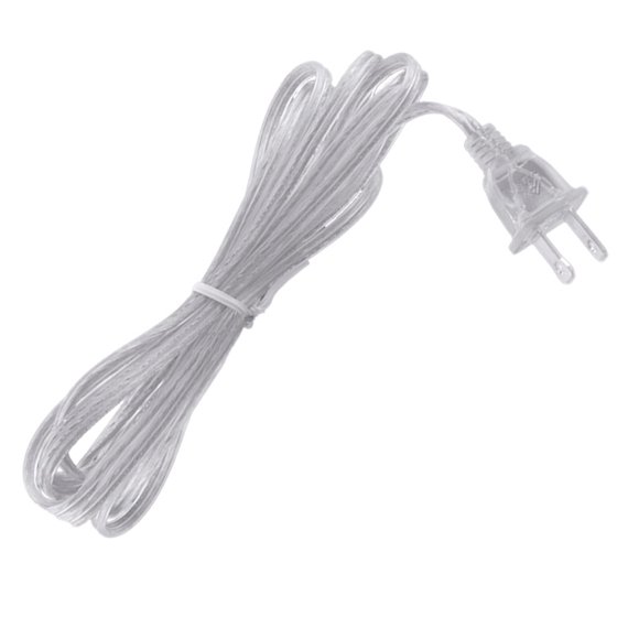 Power Cord cable clear p/Extensión Navideña LED, 1.5 Metros, 4A, 110Vac. Para Conectar Hasta 8 Extensiones de 200 leds
