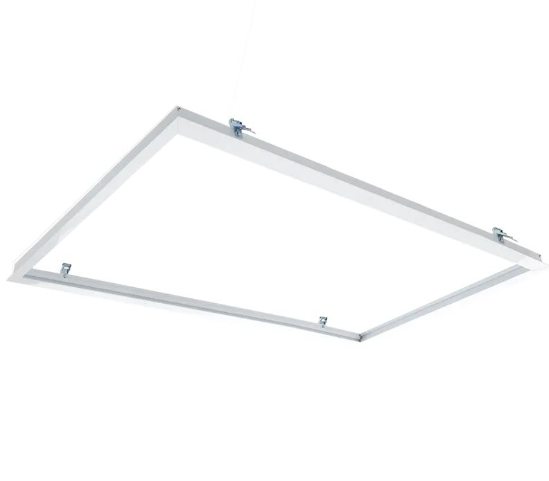 Base p/Empotrar Panel LED en Sheetrock, 642x1249mm, Blanco, Incluye: Clips