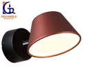 Lámpara LED Decorativa de Pared (Aplique), DG50452W, 9W, NW 4000K, 85-265Vac, Dimensiones: 230x160x125mm, IP20, Negro con Rose Gold