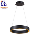 Lámpara LED Decorativa Colgante, DG50700P, 29W, NW 4000K, 85-265Vac, Dimensiones: 405x405x1500mm, IP20, Negro