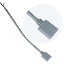 [DGPR-014834] Conector p/Cinta LED SMD5050, RGB, hembra, PCB 14mm y cable de 15cm, 1 vía