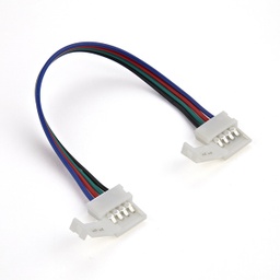 [DGPR-014837] Conector p/Cinta LED SMD5050, RGB, PCB 14mm y cable de 15cm, 2 vías