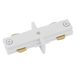 [DGPR-1009305] Conector Recto, p/Riel de Track Light de 2 cables, Superficie, Blanco
