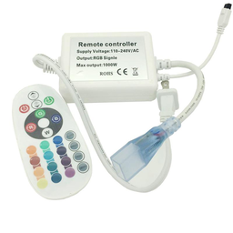 [DGPR-1224899] Controlador con Control remoto para Manguera LED, SMD5050, 750W, RGB, 110-220Vac, Con Bluetooth, 60Led/Mts - 30Led/Mts