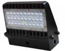 [DGPR-1024841] Lámpara Wall Pack LED (UL), 80W, 5000K, 100-277Vac, IP65, 90x140 Grados, Negra, 120Lm/W
