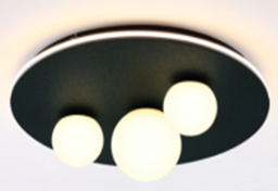 [DGPR-1025994] Lámpara LED Decorativa de Superficie, DG60196C, 48W, NW 4000K, 85-265Vac, Dimensiones: 495x495x175mm, IP20, Verde oscuro con dorado