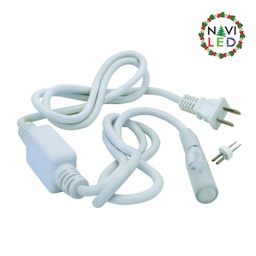 [DGPR-1026104] Power Cord para Manguera LED de 3 pin de Navidad, 110Vac