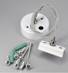 [DGPR-1026254] Kit de cables p/Colgar Rieles de Track Light de 2 cables, Blanco