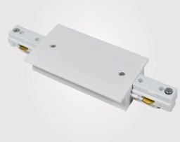 [DGPR-1026268] Conector Recto, p/Riel de Track Light de 3 cables, Empotrar, Blanco