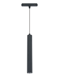 [DGPR-1026408] Lámpara Colgante Magnética LED de 16mm de ancho, 10W, NW 4000K, 48Vdc, Diámetro: 40mm, Instalación: Empotrar o Superficie, 24 Grados, Negra