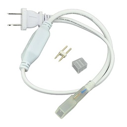 [DGPR-1026820] Power Cord para Manguera LED, SMD3528, Unicolor, PCB 10mm, 60Led/Mts - 30Led/Mts, 110V
