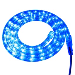 [DGPR-1027278] Manguera LED de Navidad de 3 pin, 110Vac, IP65, Azul, 36Led/Mts, 360 Grados