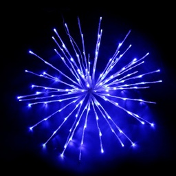 [DGPR-1027311] Decoracion Navideña LED tipo Fireworks p/Exterior, 3.6W, Azul, Flash, 110Vac, IP65