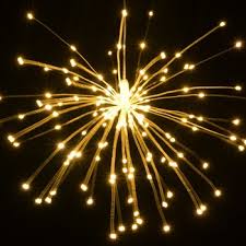 [DGPR-1027312] Decoracion Navideña LED tipo Fireworks p/Exterior, 3.6W, Amarillo, Flash, 110Vac, IP65